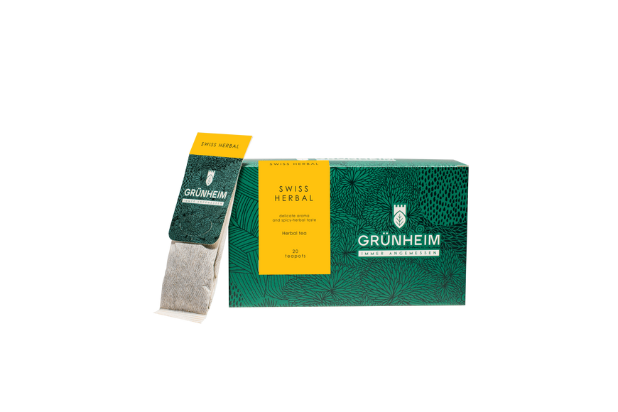 Чай трав'яний "Swiss Herbal" Пакет на чайник 20 шт по 4 гр 4820252440111 фото